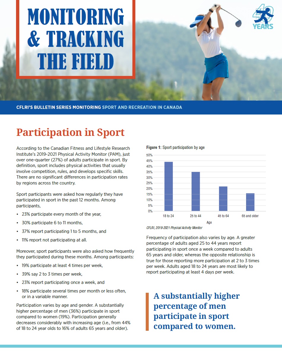 sport participation bulletin